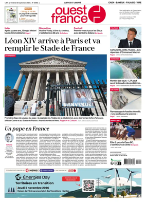 Cover of Ouest France (Caen - Bayeux - Falaise - Vire)