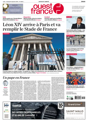 Cover of Ouest France (Dinan)