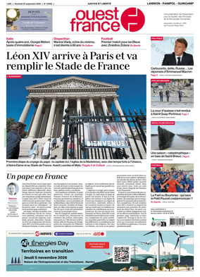 Cover of Ouest-France (Lannion / Paimpol / Guingamp)
