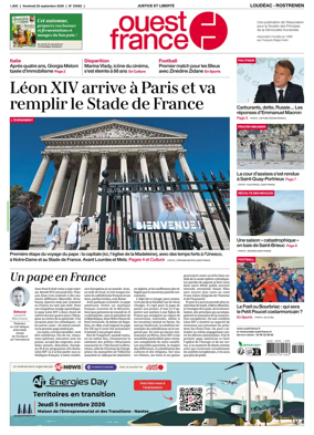 Cover of Ouest France (Loudeac / Rostrenen)