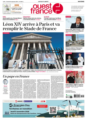 Cover of Ouest France (Mayenne)