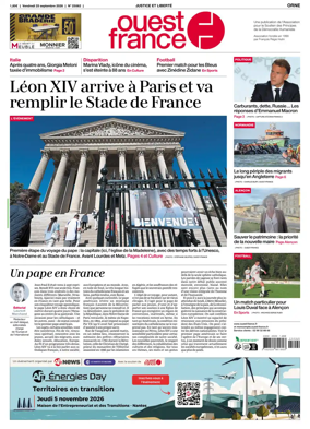 Cover of Ouest France (Orne)