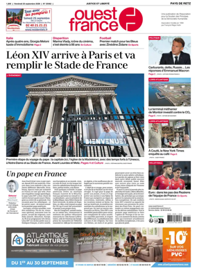 Cover of Ouest France (Pornic / Pays de Retz)