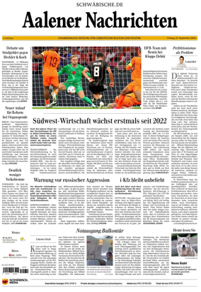 Cover of Aalener Nachrichten