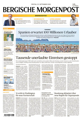 Cover of Bergische Morgenpost Wermelskirchen/Huckeswagen/Radevormwald