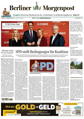 Cover of Berliner Morgenpost