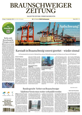 Cover of Braunschweiger Zeitung (Peine)