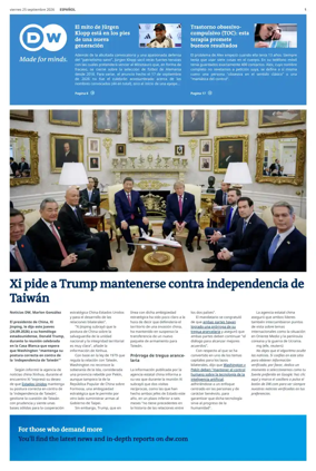 Cover of Deutsche Welle (Spanish edition)