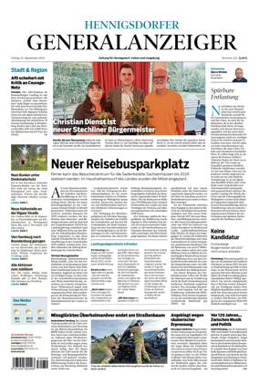 Cover of Hennigsdorfer Generalanzeiger