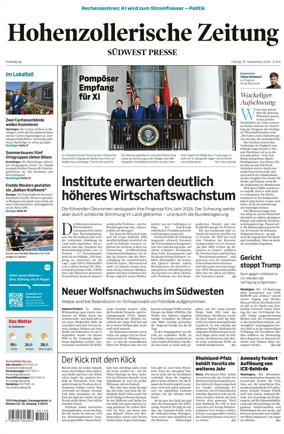 Cover of Hohenzollerische Zeitung