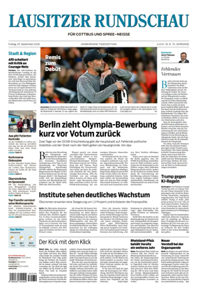 Cover of Lausitzer Rundschau