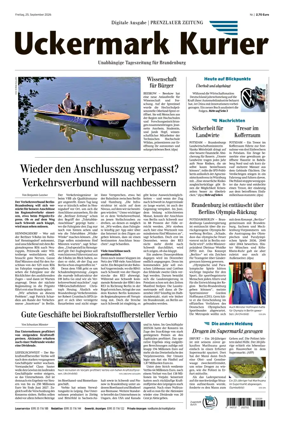 Cover of Prenzlauer Zeitung
