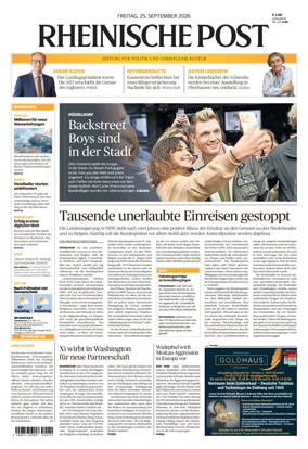Cover of Rheinische Post Duesseldorf Meerbusch