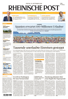 Cover of Rheinische Post Krefeld Kempen