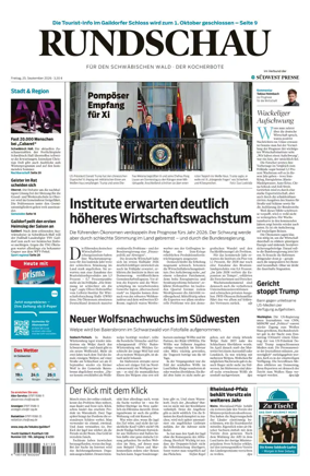 Cover of Rundschau fur den Schwabischen Wald – Der Kocherbote