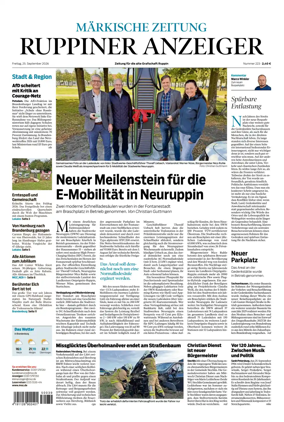 Cover of Ruppiner Anzeiger