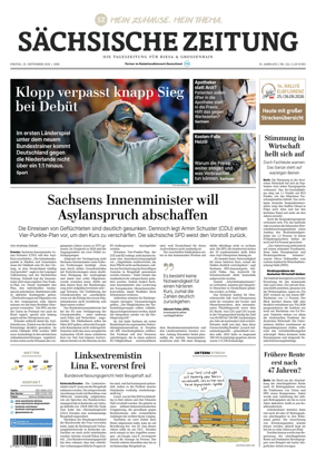 Cover of Sachsische Zeitung (Riesa & Grossenhain)