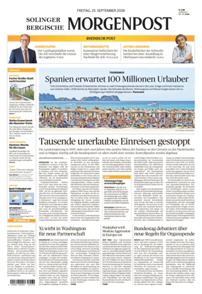 Cover of Solinger Bergische Morgenpost/Remscheid