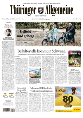 Cover of Thuringer Allgemeine (Apolda)