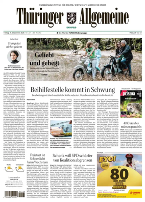 Cover of Thuringer Allgemeine (Eichsfeld)