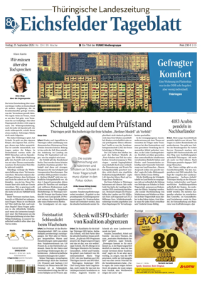 Cover of Thuringische Landeszeitung (Eichsfeld)