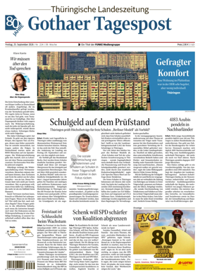 Cover of Thuringische Landeszeitung (Gotha)