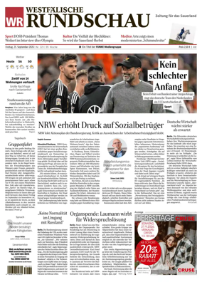 Cover of Westfalische Rundschau (Arnsberg)