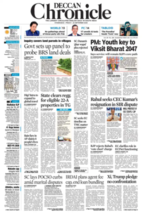 Cover of Deccan Chronicle