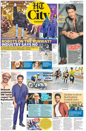 Cover of Hindustan Times (Lucknow) - Live