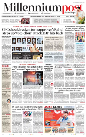 Cover of Millennium Post