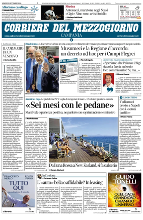 Cover of Corriere del Mezzogiorno (Campania)