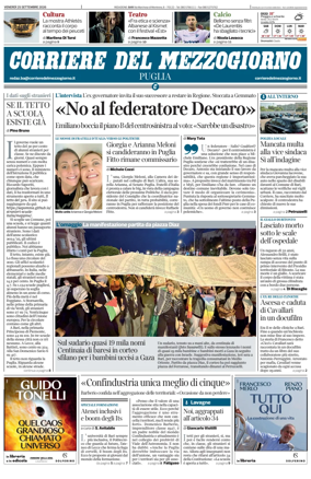 Cover of Corriere del Mezzogiorno (Puglia)