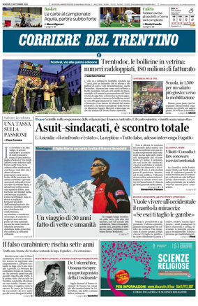 Cover of Corriere del Trentino