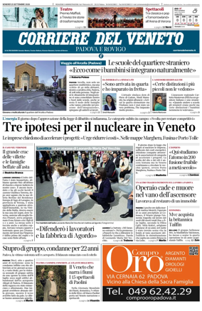 Cover of Corriere del Veneto (Padova e Rovigo)