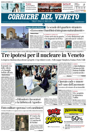 Cover of Corriere del Veneto (Treviso e Belluno)