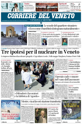 Cover of Corriere del Veneto (Venezia e Mestre)