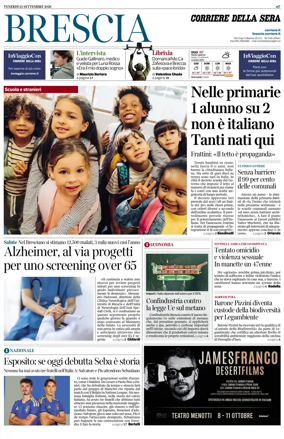 Cover of Corriere della Sera (Brescia)