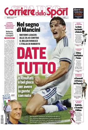 Cover of Corriere dello Sport