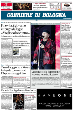 Cover of Corriere di Bologna