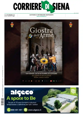 Cover of Corriere di Siena