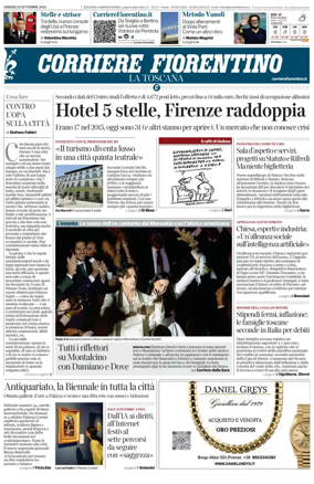 Cover of Corriere Fiorentino