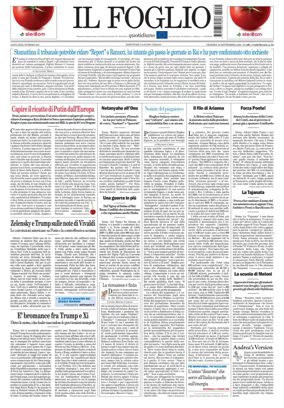 Cover of Il Foglio Quotidiano