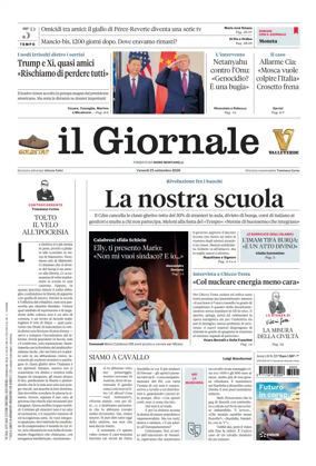 Cover of Il Giornale (Italy)