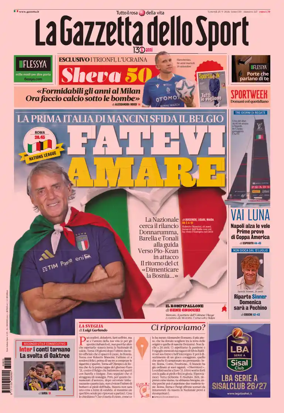 Cover of La Gazzetta dello Sport - Milano