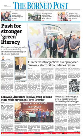 Cover of The Borneo Post (Sarawak)