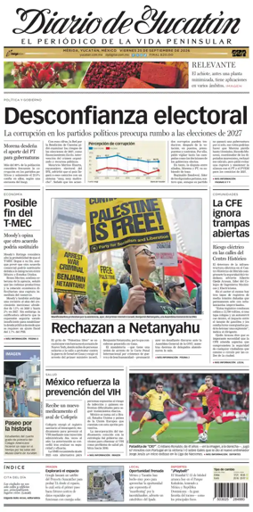 Cover of Diario de Yucatan