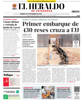 Cover of El Heraldo de Chihuahua