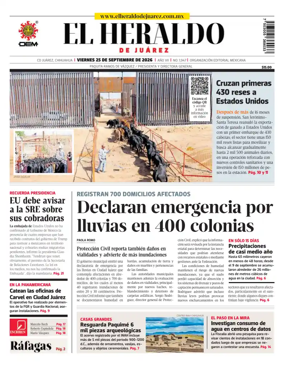 Cover of El Heraldo de Juarez