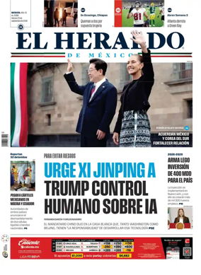 Cover of El Heraldo de Mexico