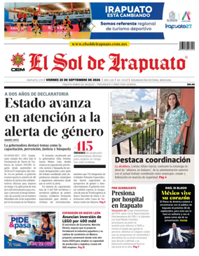 Cover of El Sol de Irapuato